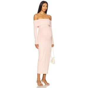 BUMPSUIT The Alison Midi Dress in Dusty Pink